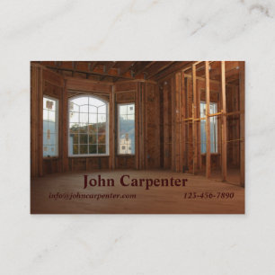 Nieuwe woning in aanbouw visitekaartje