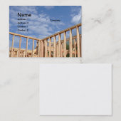 nieuwe woningbouw visitekaartje (Voorkant / Achterkant)