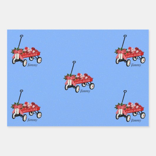 NIEUWE Wrapping Blad plaatst een andere naambeoord Inpakpapier Vel (Voorkant)