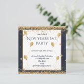 Nieuwe Years Eve Party, Golden Balloons (Staand voorkant)