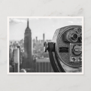 Nieuwe York Empire State Building Zwart & Witte Fo Briefkaart