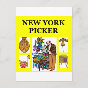 nieuwe york picker briefkaart