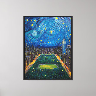 Nieuwe York Ster Plaque Canvas Afdruk