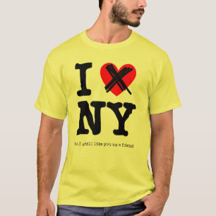 Nieuwe York Vriend Grappige T-Shirt Humor