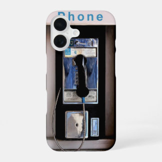 Nieuwe Yorkse Openbare Betaaltelefoon, Retro Telef iPhone 16 Hoesje