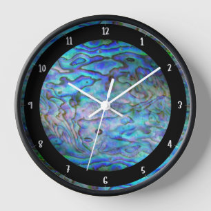 NIEUWE ZEALAND KIWI PAUA WALL CLOCK