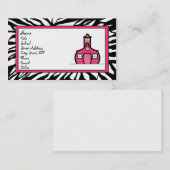 Nieuwe Zebra-Logo kaart Visitekaartje (Voorkant / Achterkant)