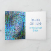 NIEUWE-ZEELAND PAUA KAART VADERDAG KAART (Binnen)