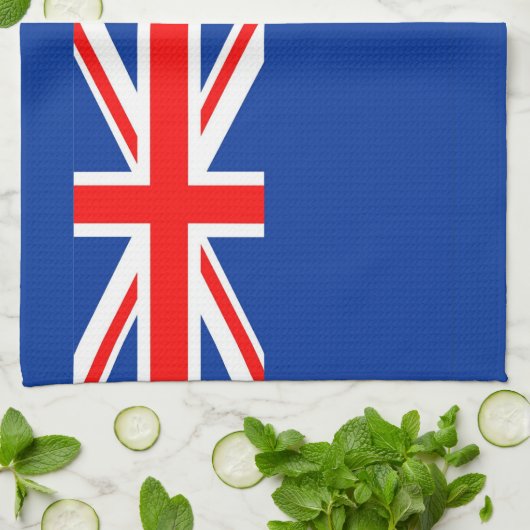 nieuwe zeeland - vlaghanddoek theedoek (Gevouwen)