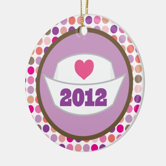 Nieuwe zuster 2012 — Keepasesierenkaart Keramisch Ornament (Links)