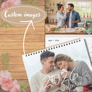Nieuwgetrouwd Gezinskcalender 2026 – Romantische S Kalender