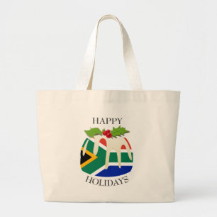 nieuwheid Festive Pudding with ZUID-AFRIKA VLA Grote Tote Bag