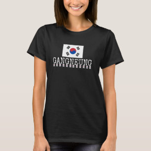 Nieuwigheid Gangneung City Zuid-Korea Reisvakantie T-shirt
