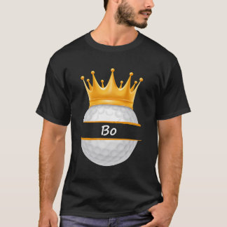 Nieuwigheid Golf Gepersonaliseerde naam Bo Sports  T-shirt