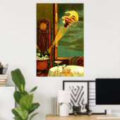Nieuwjaar 1908 van Champagne Poster (Thuiskantoor)