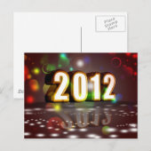 Nieuwjaar 2012 feestdagenkaart (Voorkant / Achterkant)