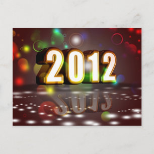Nieuwjaar 2012 feestdagenkaart