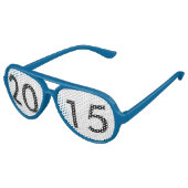 Nieuwjaar 2015 aviator zonnebril (Gekanteld)