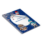 Nieuwjaar 2023: winter, warme chocolade notitieboek (Rechterzijde)