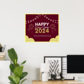 Nieuwjaar 2024 poster (Thuiskantoor)