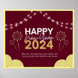 Nieuwjaar 2024 poster
