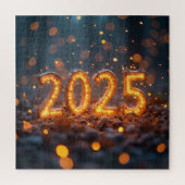 Nieuwjaar 2025 legpuzzel (Verticaal)