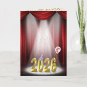 Nieuwjaar 2026 in de schijnwerpers kaart (Voorkant)