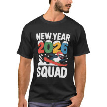 Nieuwjaar 2026 Team Funny Winter Sneeuw Pinguïn