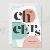 Nieuwjaar — Abstract design Feestdagenkaart (Voorkant)