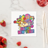 Nieuwjaar ballonnen servet (Insitu)