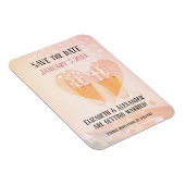 Nieuwjaar begin/bruiloft/datum opslaan magneet (Rechterzijde)