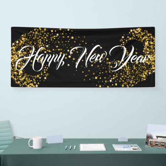 Nieuwjaar binnenbanner spandoek (Beurs)