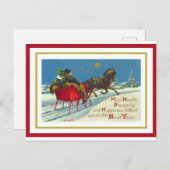  nieuwjaar briefkaart (Voorkant / Achterkant)