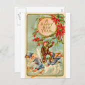 Nieuwjaar Briefkaart (Voorkant / Achterkant)