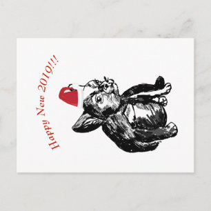 Nieuwjaar Briefkaart