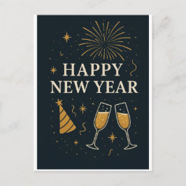 Nieuwjaar Briefkaart