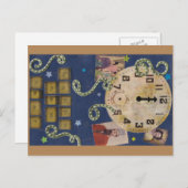  nieuwjaar Briefkaart (Voorkant / Achterkant)