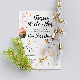 Nieuwjaar Brunch Party Uitnodiging Sjabloon