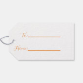 Nieuwjaar cadeaulabel (Achterkant Horizontaal)