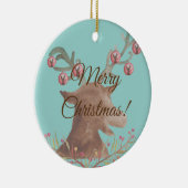 Nieuwjaar deer Decorative Ornament (Rechts)