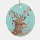 Nieuwjaar deer Decorative Ornament (Links)