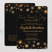 Nieuwjaar Dinner Party Verjaardag Kaart (Voorkant / Achterkant)
