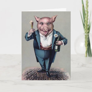 nieuwjaar feestdagen kaart