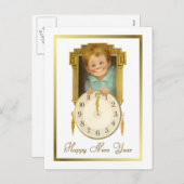  nieuwjaar feestdagenkaart (Voorkant / Achterkant)