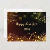 Nieuwjaar Feestdagenkaart (Voorkant / Achterkant)