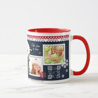 Nieuwjaar interactieve ‎ foto-mok met kerstdans mok