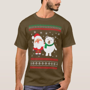 Nieuwjaar kerstmis kerstmis met Beer van de kerstm T-shirt