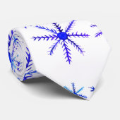 Nieuwjaar, kerstvakantie Stropdas Snowflakes (Opgerold)