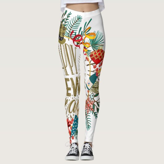 Nieuwjaar Leggings (Voorkant)
