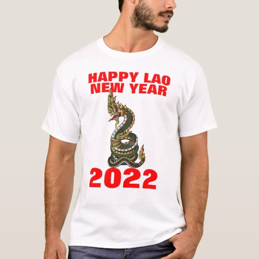 Nieuwjaar Naga 2022 T-shirt (Voorkant)